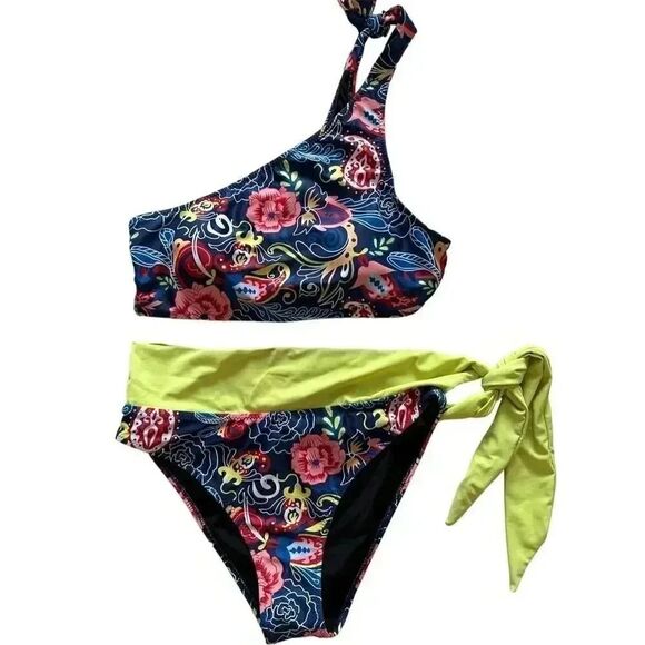 Floral 2 Piece Bathing Suit - Picture 1 of 11